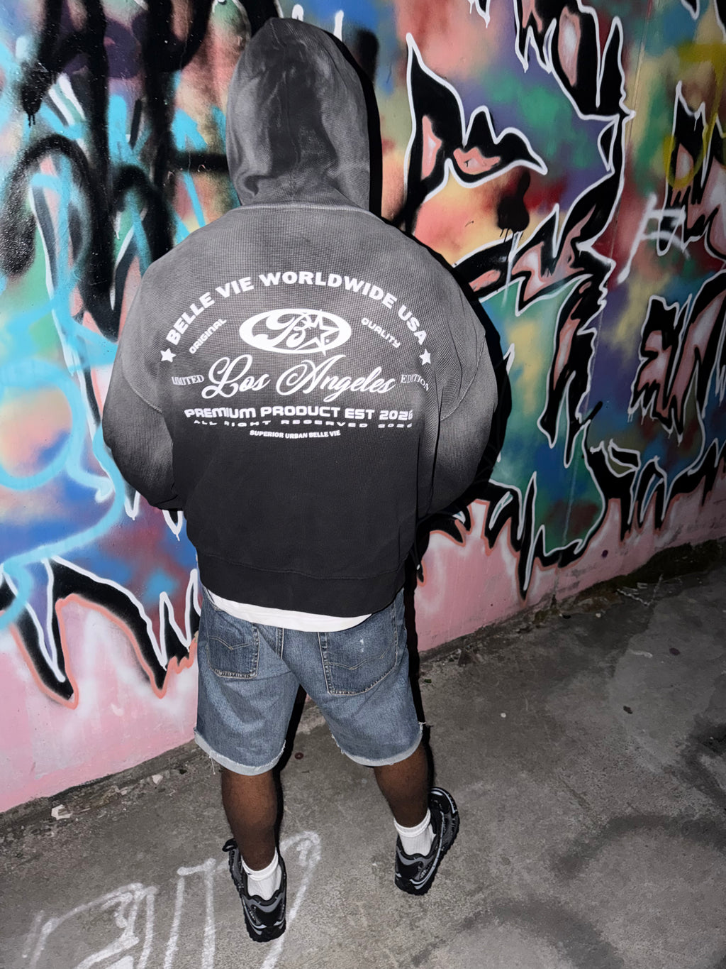 Belle Vie Wolrdwide Zip Hoodie- Los Angeles Edition